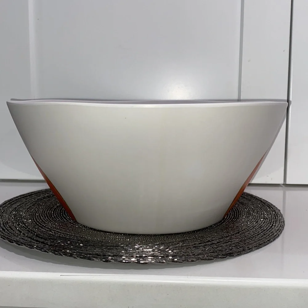 Rae Dunn Pumpkin Halloween Large Melamine Candy Popcorn‎ Bowl